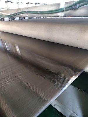 High Capacity PP PE PC Hollow Sheet Extrusion Line Low Noise Customized